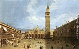 Piazza Canvas Paintings - Piazza San Marco